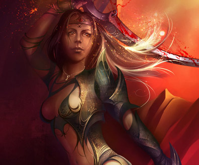 Lineage Inspired Fantasy Art Featuring Sinto-risky