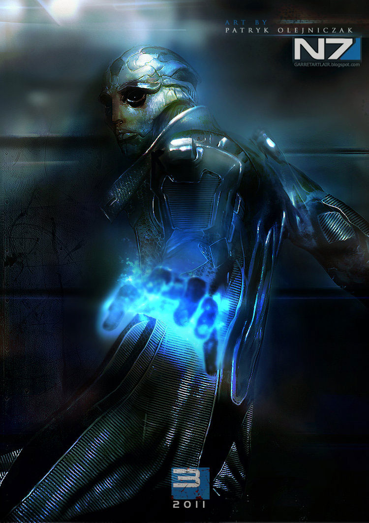 Mass Effect 3 Fan Art Featuring Patryk 'Garrett' Olejniczak