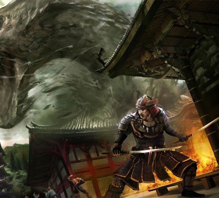 Samurai's, Dragons & Beautiful Environments By Mateusz Ozminski