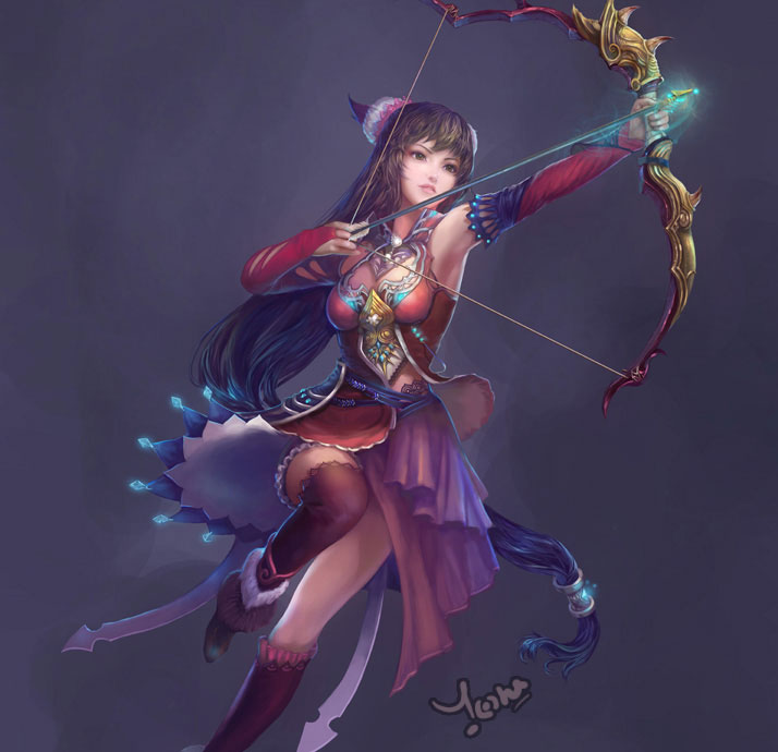 Gorgeous Oriental Styled Fantasy Art Featuring Illustrator Xueyinye