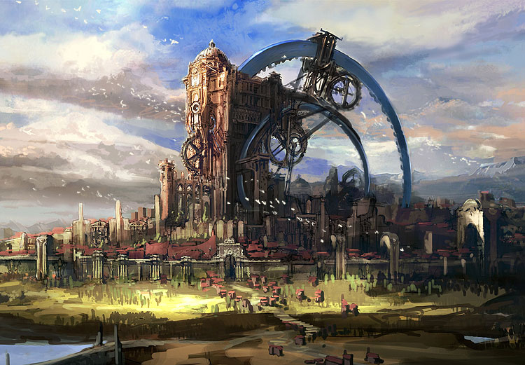 Beautiful Tera Environment Concept Art & Character Design